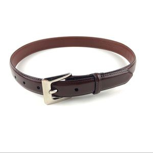 COACH Women’s Dark Brown Leather Belt Size Petite